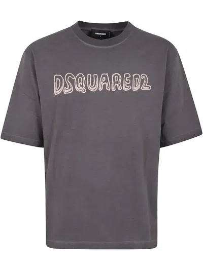 DSQUARED2 LOGO-PRINT T-SHIRT