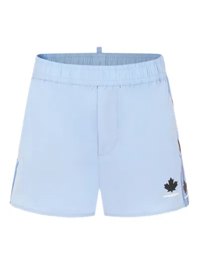 DSQUARED2 LOGO-TAPE SWIM SHORTS