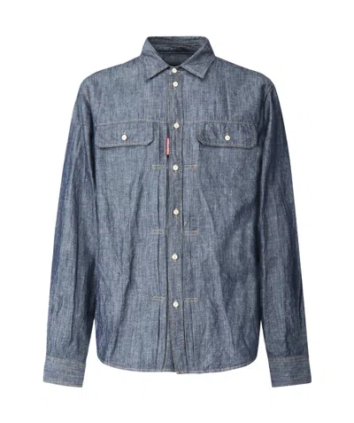 DSQUARED2 DSQUARED2 BUTTON-UP SHIRT