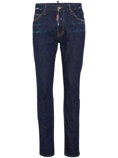 DSQUARED2 MID-RISE SKINNY JEANS