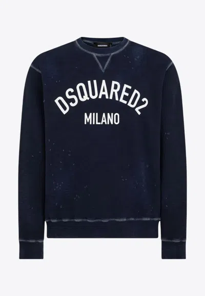 DSQUARED2 MILANO COOL FIT CREWNECK SWEATSHIRT