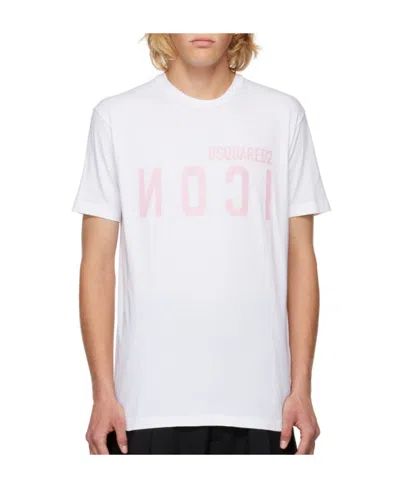 DSQUARED2 DSQUARED2 LOGO PRINTED CREWNECK T-SHIRT