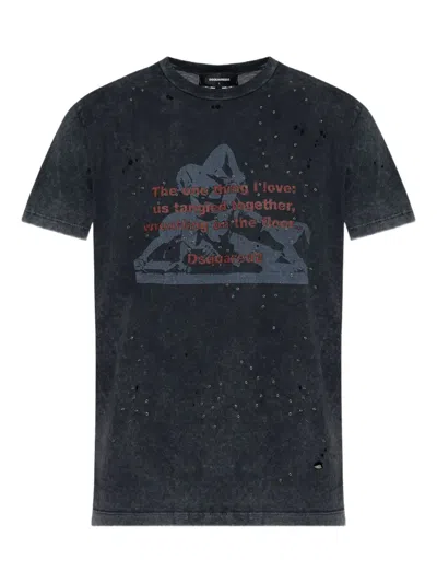 DSQUARED2 PRINTED T-SHIRT