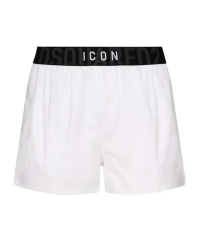 DSQUARED2 DSQUARED2 LOGO WAISTBAND SWIM SHORTS