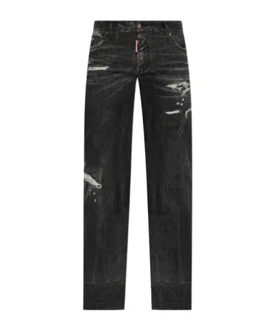 DSQUARED2 DSQUARED2 STRAIGHT LEG SKATER JEANS