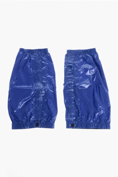 DSQUARED2 Solid Color Nylon Gaiters with Touch Strap Closure