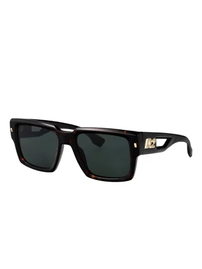DSQUARED2 SQUARE-FRAME SUNGLASSES