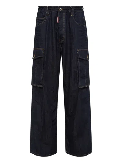 DSQUARED2 STRAIGHT-LEG CARGO JEANS
