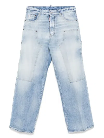 DSQUARED2 STRAIGHT-LEG JEANS