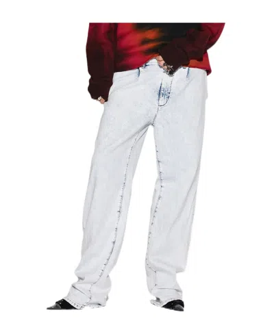 DSQUARED2 DSQUARED2 HIGH WAISTED STRAIGHT LEG JEANS