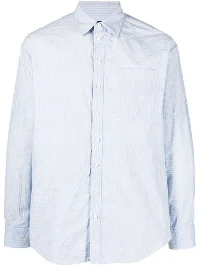 DSQUARED2 STRIPE-PATTERN COTTON SHIRT