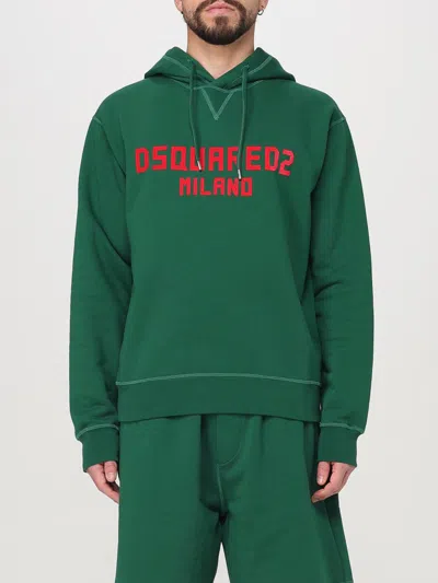DSQUARED2 SWEATSHIRT DSQUARED2 MEN COLOR GREEN