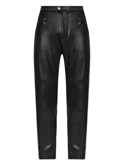 DSQUARED2 TAPERED WAXED TROUSERS