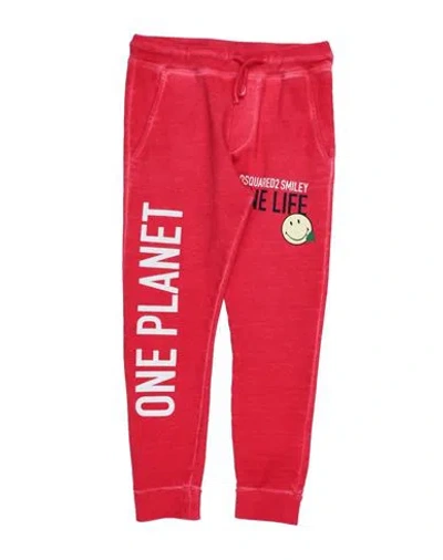 DSQUARED2 DSQUARED2 TODDLER PANTS RED SIZE 6 COTTON, ELASTANE