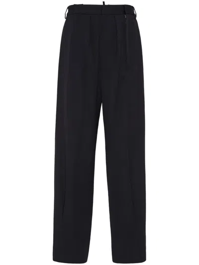 DSQUARED2 VIRGIN WOOL STRAIGHT-LEG TROUSERS