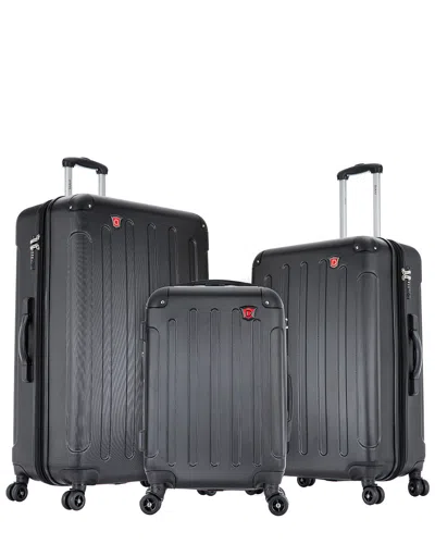 DUKAP DUKAP 3PC HARD-SIDE LUGGAGE SET WITH USB PORT