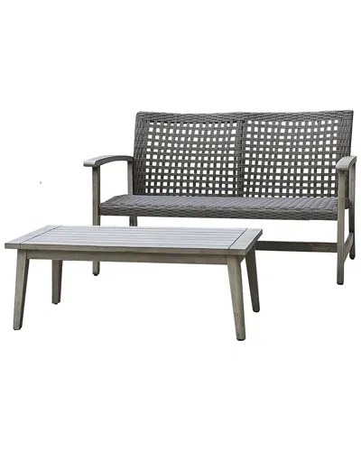 DUKAP DUKAP MONTEROSSO 2PC SOFA AND TABLE SEATING SET
