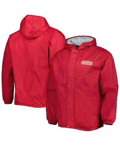 DUNBROOKE MEN'S DUNBROOKE SCARLET SAN FRANCISCO 49ERS LEGACY STADIUM FULL-ZIP JACKET