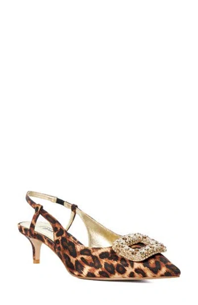 DUNE LONDON DUNE LONDON CENTREPIECE SLINGBACK POINTED TOE KITTEN HEEL PUMP