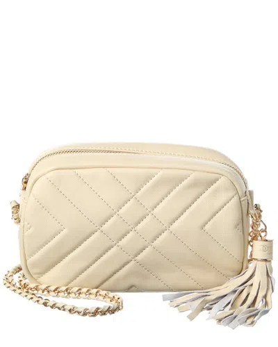 DUNE LONDON CHANCERY LEATHER CROSSBODY