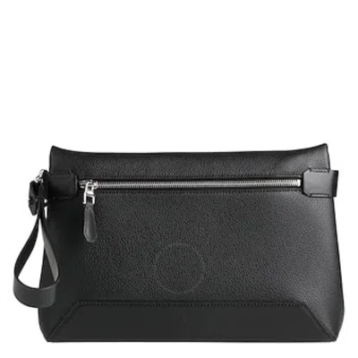 DUNHILL DUNHILL 1893 HARNESS ZIPPED LEATHER POUCH