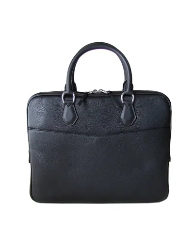 DUNHILL BLACK LOGO HANDBAG