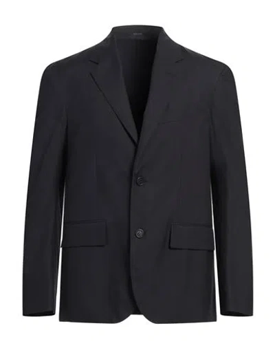 DUNHILL DUNHILL MAN BLAZER MIDNIGHT BLUE SIZE 42 WOOL, MULBERRY SILK