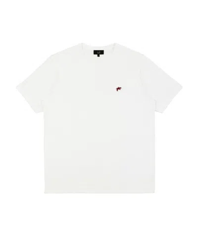 DUNHILL ROUND NECK EMBROIDERED T-SHIRT