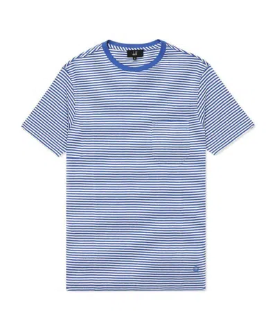 DUNHILL ROUND NECK STRIPED T-SHIRT