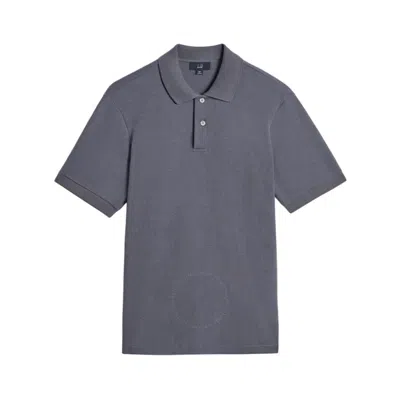 DUNHILL DUNHILL SHORT SLEEVE COTTON BLEND POLO SHIRT