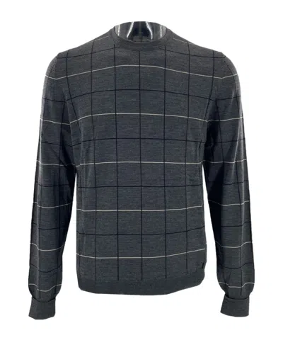 DUNHILL STRIPED LONG-SLEEVED SWEATER