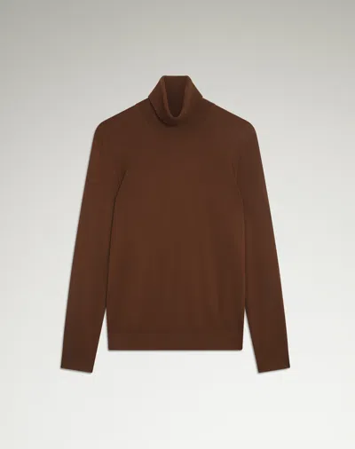 DUNHILL SUPERFINE CASHMERE ROLL NECK JUMPER