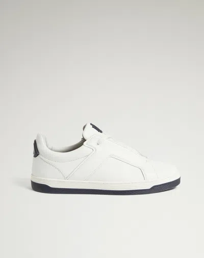 DUNHILL TAILORED LEATHER SNEAKERS