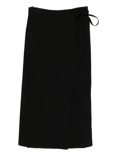 DUNST DUNST Midi Wrap Skirt