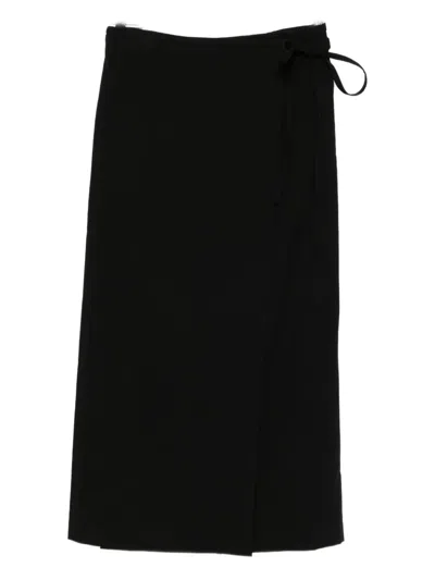 DUNST WRAP-TIE SKIRT