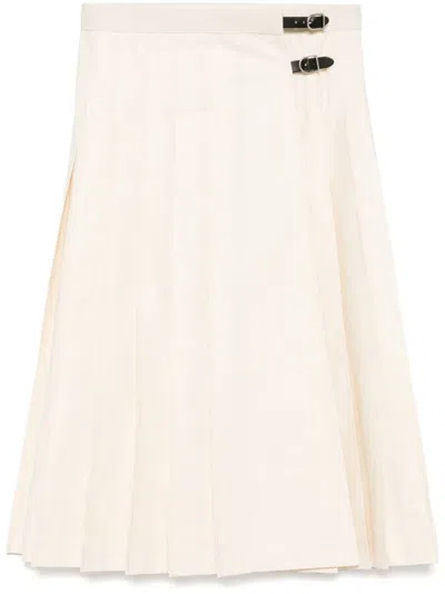 DURAZZI MILANO PLEATED MIDI SKIRT