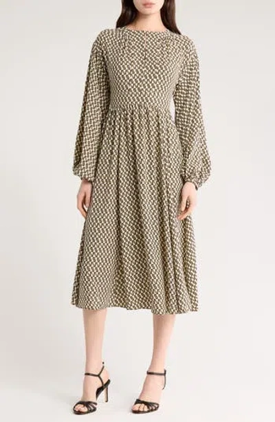 DVF DVF HECUBA LONG SLEEVE DRESS