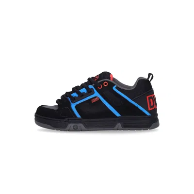 DVS COMANCHE MEN'S SKATE SHOES BLACK/BLUE/RED/NUBUCK