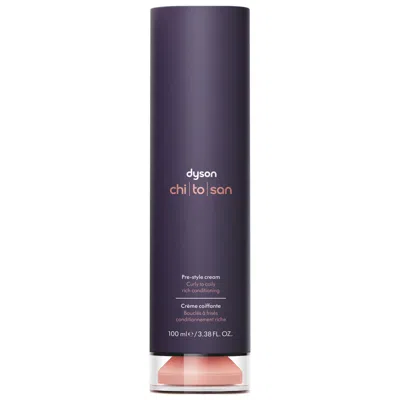 DYSON CHITOSAN PRE-STYLING HAIR CREAM FOR FLEXIBLE HOLD CURLY TO COILY HAIR, RICH CONDITIONING 3.38 OZ / 1