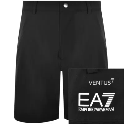 EA7 EA7 EMPORIO ARMANI GOLF PRO SLIM SHORTS BLACK