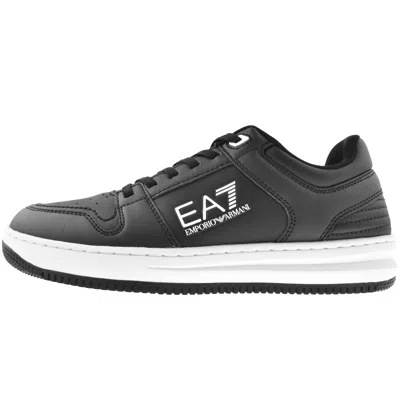 EA7 EA7 EMPORIO ARMANI LOGO TRAINERS BLACK