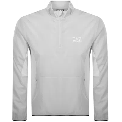 EA7 EA7 EMPORIO ARMANI LONG SLEEVE TOP GREY