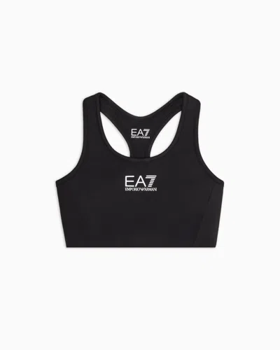 EA7 DYNAMIC ATHLETE GIRL SPORTS BRA IN VIGOR7 TECHNICAL FABRIC