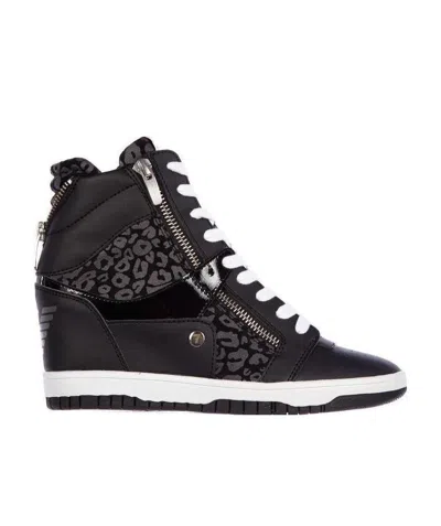 EA7 HIGH-TOP CASUAL SNEAKERS
