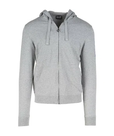 EA7 HOODED CASUAL JACKET