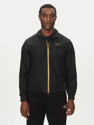 EA7 JACKETS AND JACKETS MAN EA7 7M000424 AF13569 MC004 BLACK/GOLD