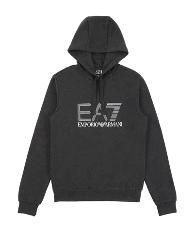 EA7 LOGO HOODED SWEATER