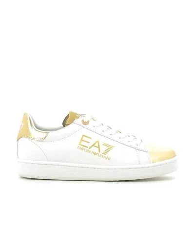 EA7 LOGO-LACING CASUAL SNEAKERS