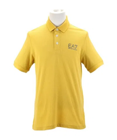 EA7 LOGO LAPEL POLO SHIRT