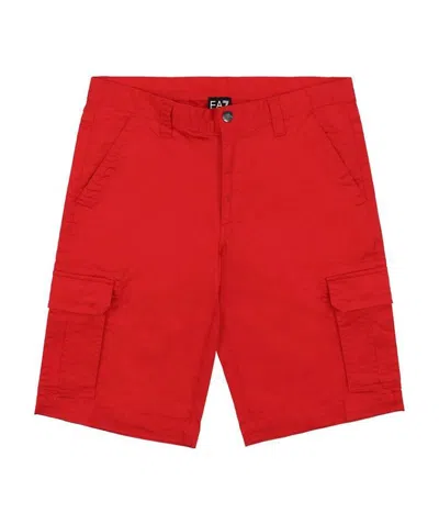 EA7 LOGO PATCH SHORTS